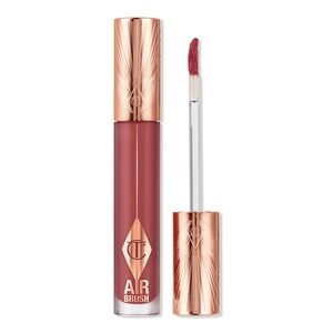 Charlotte Tilbury Airbrush LipBlur Matte Liquid Lipstick/PILLOW TALK MEDIUM NIB!